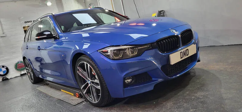 BMW with enhanced gloss and paint protection - Glasgow