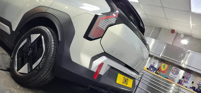 ceramic coating is also applied to trims for protection