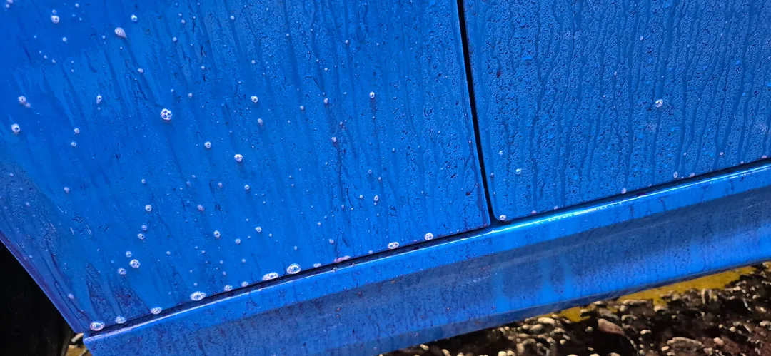Exterior wash and decontamination in progress, Paisley