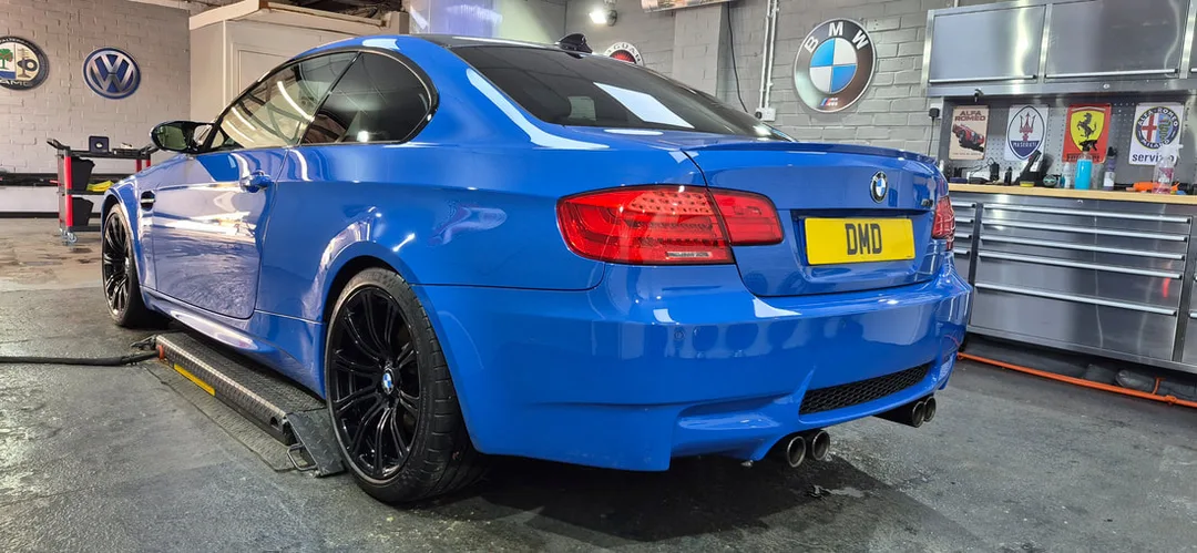 BMW M3 after ceramic coating protection at DMD Car Detailing in Paisley