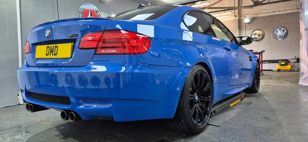 BMW finished with ceramic coating gloss, Glasgow