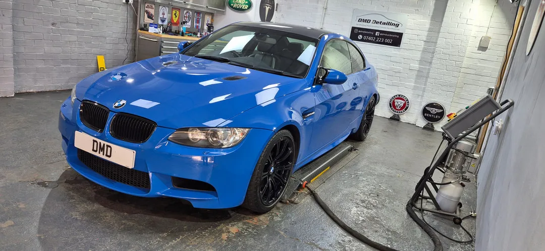 BMW M3 after ceramic paint protection application, Kilmarnock