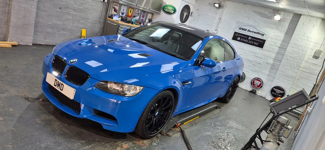 BMW M3 e92 after ceramic paint protection application, Kilmarnock