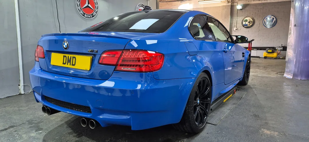 Freshly detailed BMW M3 finished with ceramic coating, Paisley