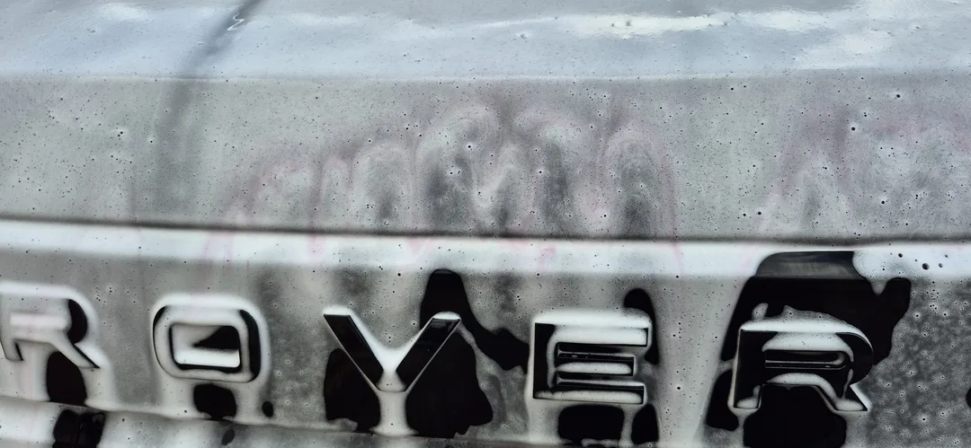 pre wash stage to safely remove road grime