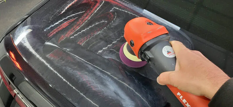 Major paint correction and machine polishing service in Paisley