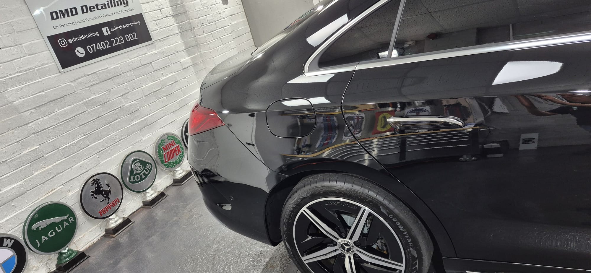 New Car Ceramic Coating Paisley - Night Black Mercedes CLA