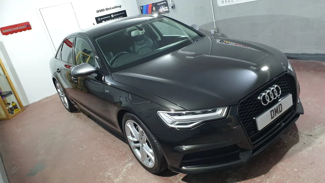 Audi S6 looking sharp after two stage machine polish in Paisley by DMD Car Detailing