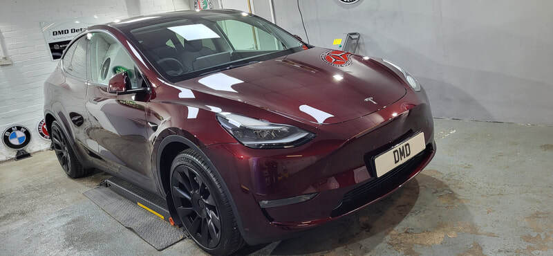 New Car Ceramic Coating Glasgow - Tesla Model Y