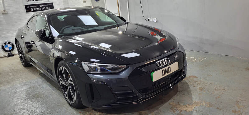 New Car Ceramic Coating Paisley - Mythos Black Audi e-tron GT