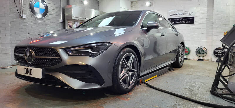 New Car Ceramic Coating Paisley - Mountain Grey Mercedes CLA