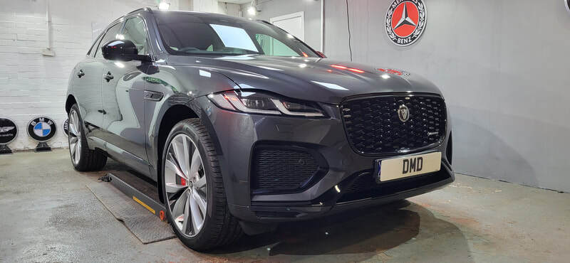 New Car Ceramic Coating Paisley - Carpathian Grey Jaguar F-Pace