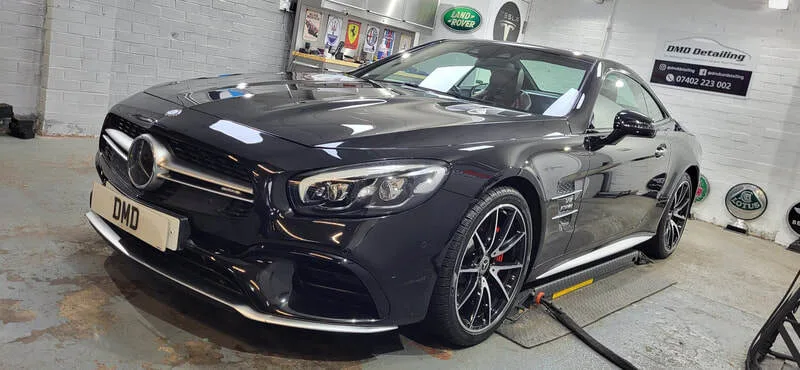 Mercedes SL paint correction Paisley by DMD Car Detailing