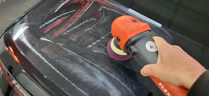 Machine polishing and paint correction in Paisley near Glasgow by DMD Car Detailing.