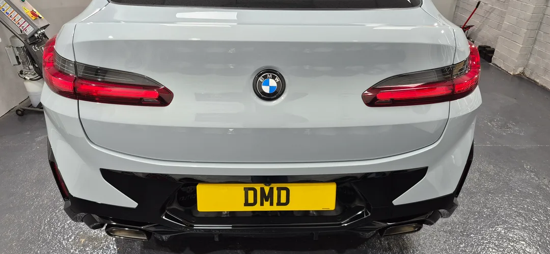 BMW X4 after single stage machine polish and 5 year ceramic coating in Paisley at DMD Car Detailing