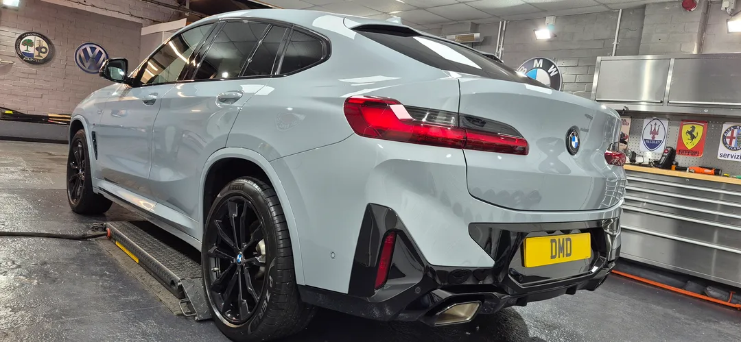 Deep glossy finish on this BMW X4 at DMD Car Detailing in Paisley