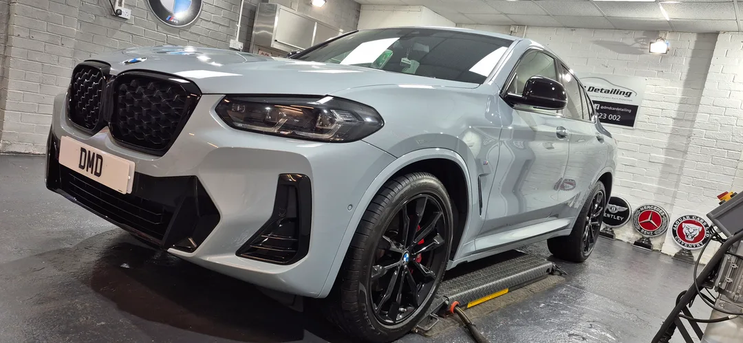 BMW X4 after single stage machine polish and ceramic coating at DMD Car Detailing in Paisley