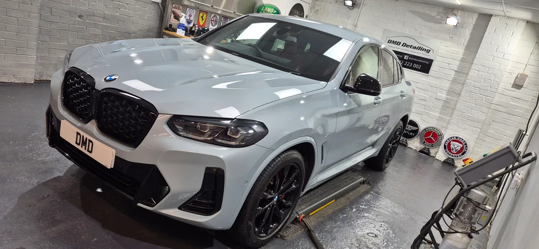 Glossy finish on this BMW X4 after paint correction at DMD Car Detailing in Paisley