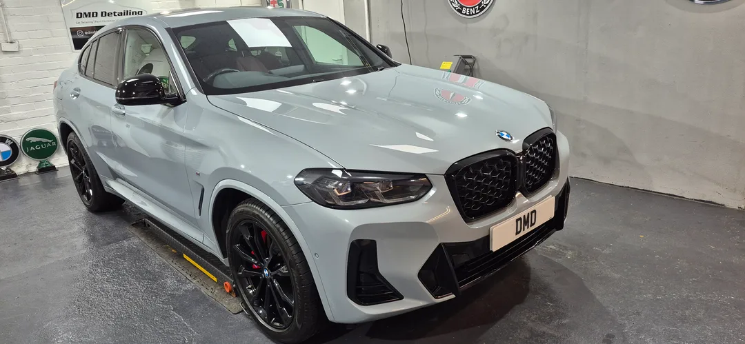 BMW X4 after single stage machine polish and 5 year ceramic coating in Paisley at DMD Car Detailing