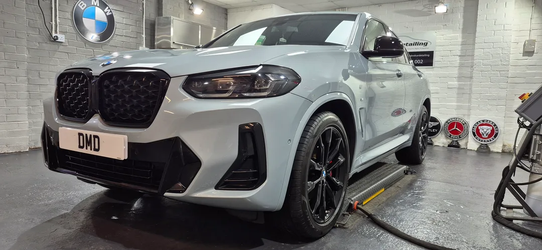 Ceramic coating gave this BMW X4 a stunning glossy finish