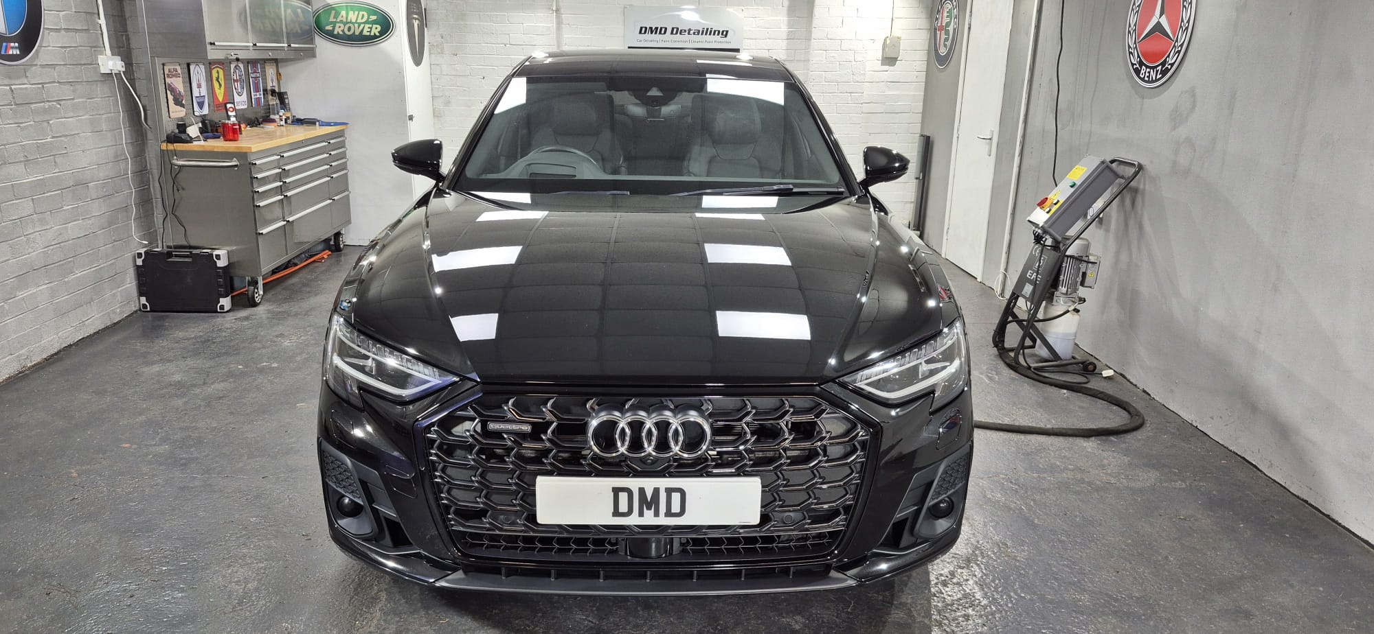 Audi A8 after Two Stage Machine Polish in Paisley at DMD Car Detailing